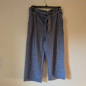 H&M Blue Trousers with Tie